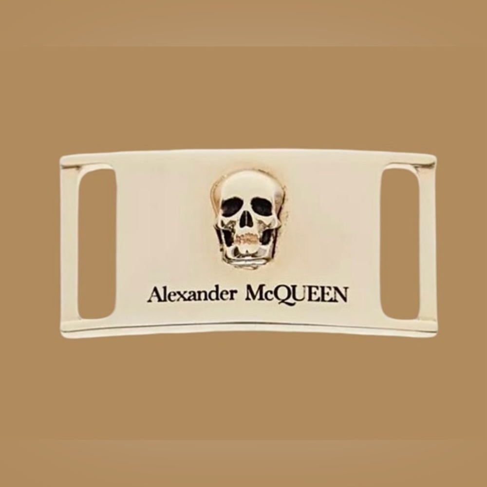 Alexander McQueen Gold Skull Buckle - Picture 7 of 9